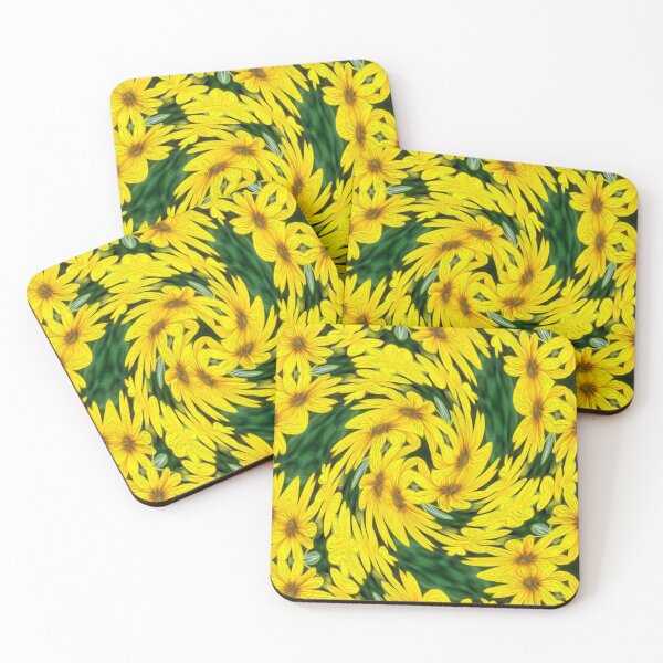 Item preview, Pretty yellow daisy pattern designed and sold by Patternflower.
