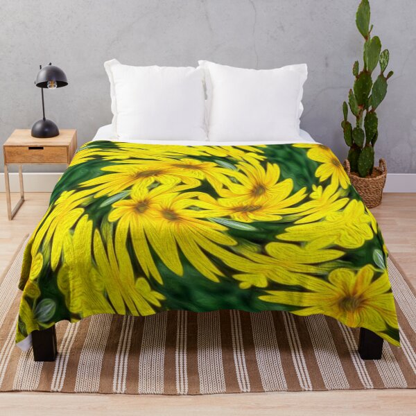 Item preview, Pretty yellow daisy pattern designed and sold by Patternflower.