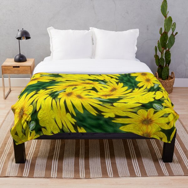 Item preview, Pretty yellow daisy pattern designed and sold by Patternflower.