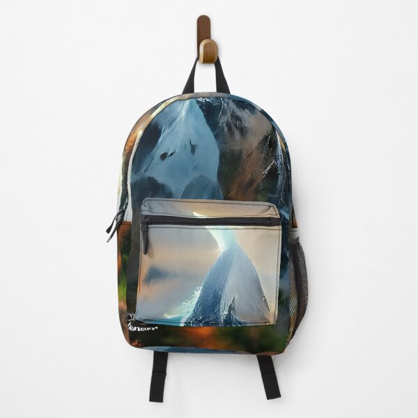 Artikelvorschau, AI Artificial Intelligence Generated Art, Fantasy Mountains Airbrush entworfen und verkauft von ACC .