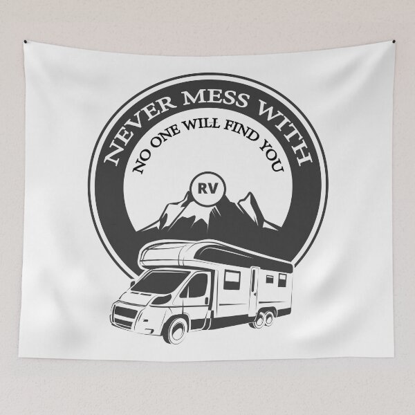 Item preview, Never Mess With A Hiker We Know Places Where No One Will Find You designed and sold by Fayad-Art.