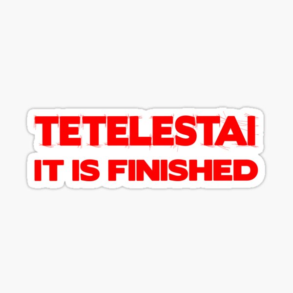 Artikel-Vorschau von Tetelestai, designt und verkauft von plushism.
