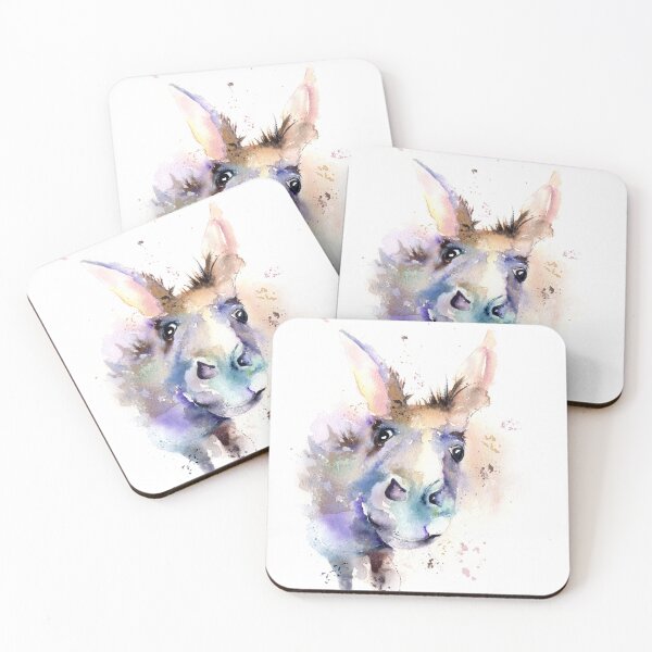 Item preview, Cheeky Donkey Watercolor designed and sold by Smithy Cottage Studios.