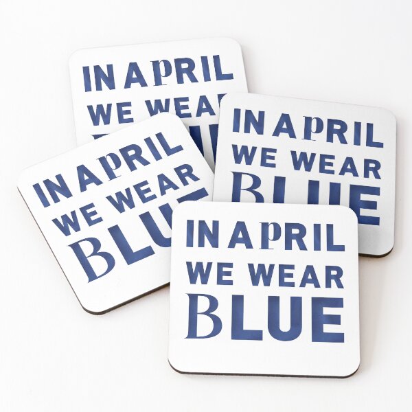 Item preview, In April I wear Blue For My Son Autism Awareness In April We Wear Blue Essential T-Shirt designed and sold by Dragsma ⭐⭐⭐⭐⭐.