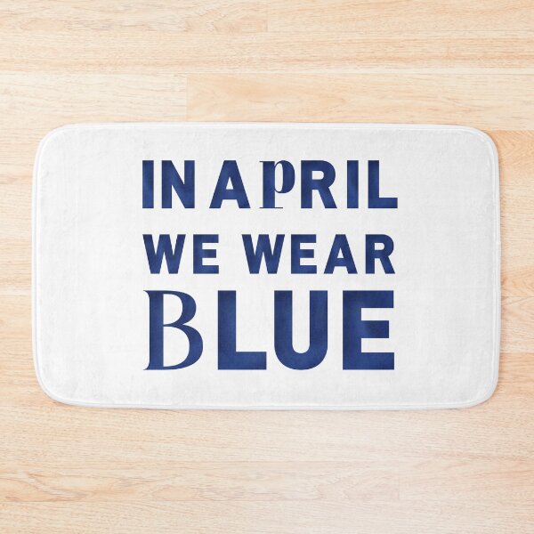 Item preview, In April I wear Blue For My Son Autism Awareness In April We Wear Blue Essential T-Shirt designed and sold by Dragsma ⭐⭐⭐⭐⭐.