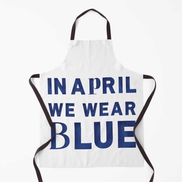 Item preview, In April I wear Blue For My Son Autism Awareness In April We Wear Blue Essential T-Shirt designed and sold by Dragsma ⭐⭐⭐⭐⭐.