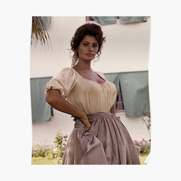 "Sophia Loren Circa 1960" Poster for Sale by DejaVuTimeline Redbubble