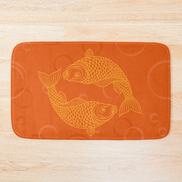 Item preview, Orange Fish Print, Something Fishy Print, Yellow Fish Print, Sea Creature Design designed and sold by PinHookPrincess.