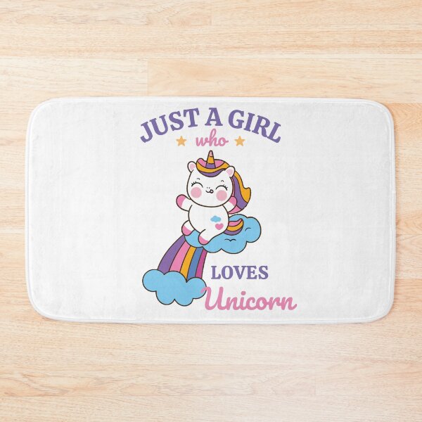 Item preview, just a girl who loves unicorn A for little kids Adley designed and sold by Rose-Ruland.
