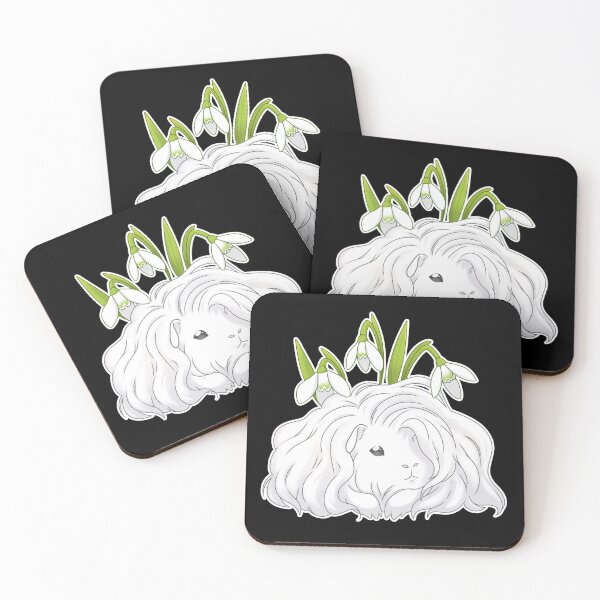 Item preview, White Snow Drop Guinea Pig | Rainbow Collection designed and sold by ChisakiMing.