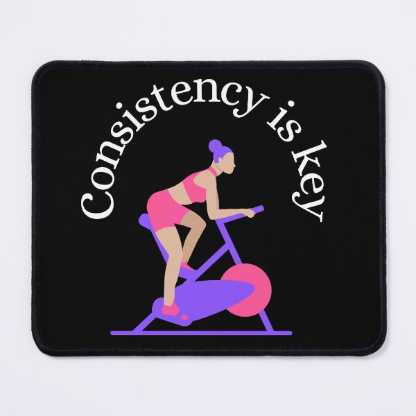 Item preview, consistency is key girl on bike designed and sold by Talitha Marya.