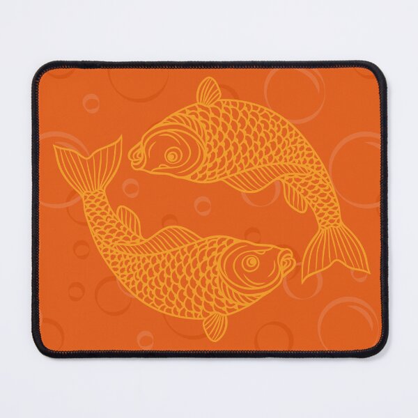 Item preview, Orange Fish Print, Something Fishy Print, Yellow Fish Print, Sea Creature Design designed and sold by PinHookPrincess.