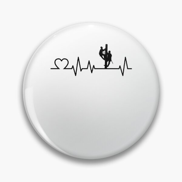 Item preview, Mains Electrician Heartbeat Electrician Gift designed and sold by madgrfx.