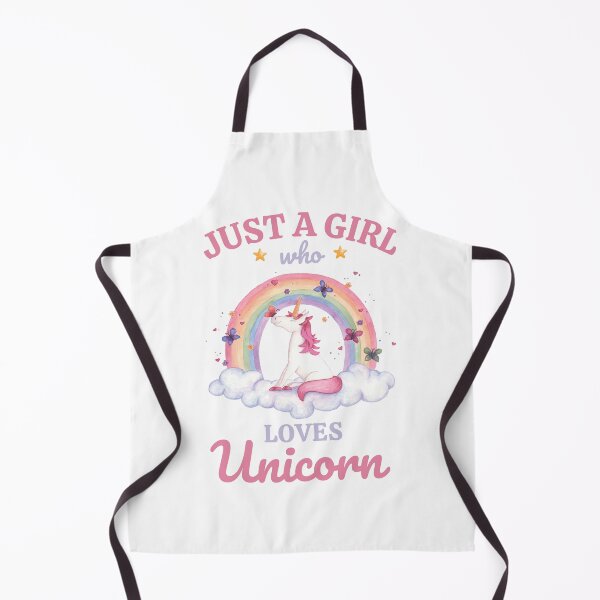 Item preview, just a girl who loves unicorn A for little kids Adley designed and sold by Rose-Ruland.