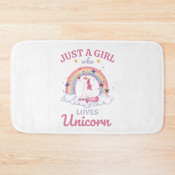 Item preview, just a girl who loves unicorn A for little kids Adley designed and sold by Rose-Ruland.