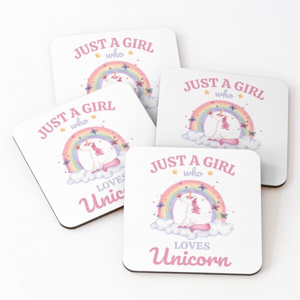 Item preview, just a girl who loves unicorn A for little kids Adley designed and sold by Rose-Ruland.