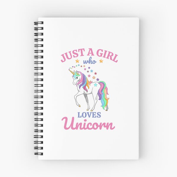 Item preview, just a girl who loves unicorn A for little kids Adley designed and sold by Rose-Ruland.