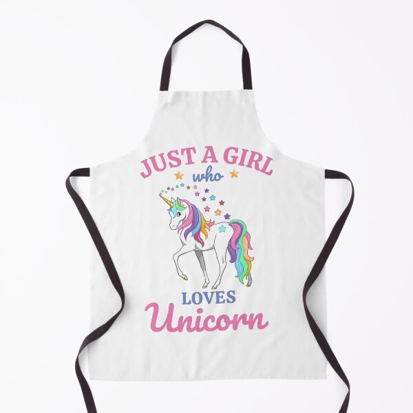 Item preview, just a girl who loves unicorn A for little kids Adley designed and sold by Rose-Ruland.