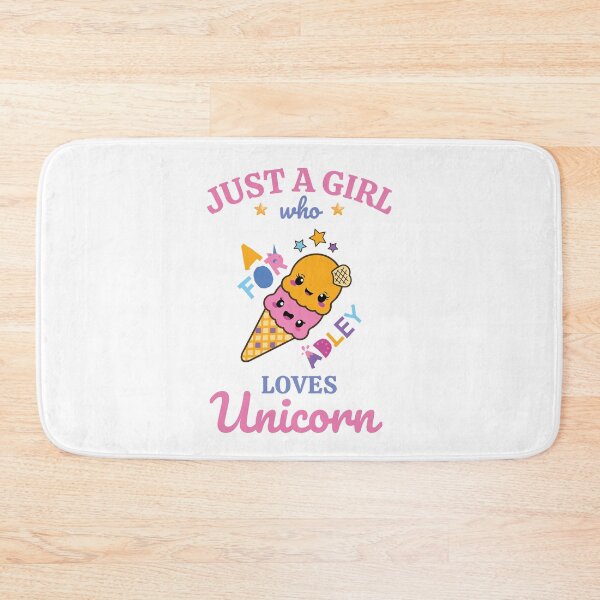 Item preview, just a girl who loves unicorn A for little kids Adley designed and sold by Rose-Ruland.