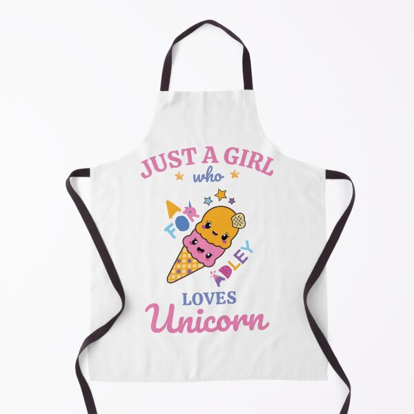 Item preview, just a girl who loves unicorn A for little kids Adley designed and sold by Rose-Ruland.