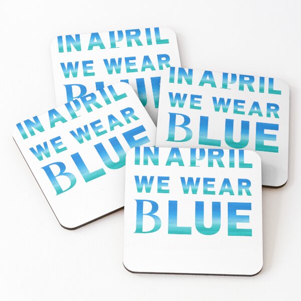 Item preview, In April I wear Blue For My Son Autism Awareness In April We Wear Blue Essential T-Shirt designed and sold by Dragsma ⭐⭐⭐⭐⭐.