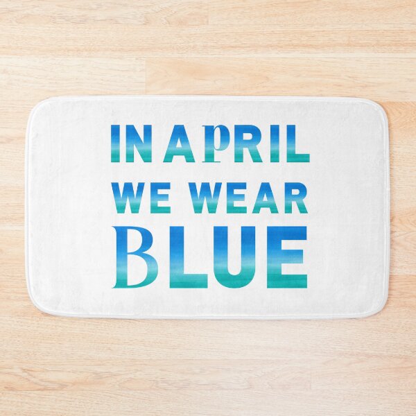 Item preview, In April I wear Blue For My Son Autism Awareness In April We Wear Blue Essential T-Shirt designed and sold by Dragsma ⭐⭐⭐⭐⭐.