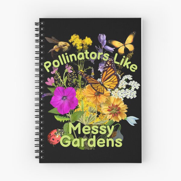 Item preview, Pollinators Like Messy Gardens Colorful Design designed and sold by EarthArtDesigns.