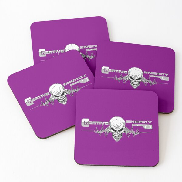 Item preview, WEIRDO - Creative Energy Flo - Skull - Black and White - Purple designed and sold by hector2ortega.