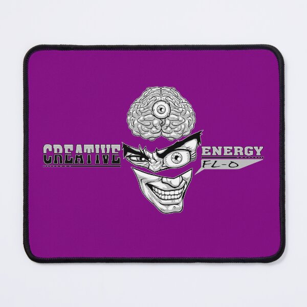 Item preview, WEIRDO - Creative Energy Flo - Face - Black and White - Purple designed and sold by hector2ortega.