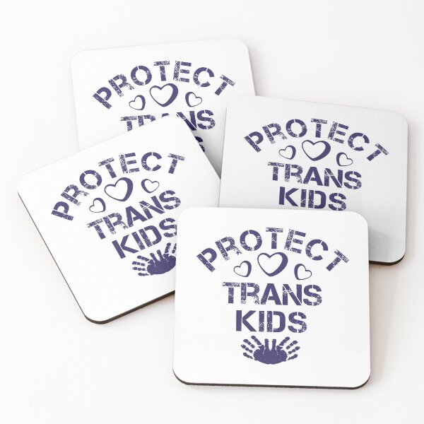 Item preview, Protect Trans Kids Violet Colour Text designed and sold by Design-Maniya.