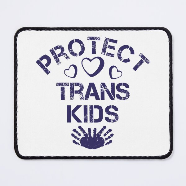 Item preview, Protect Trans Kids Violet Colour Text designed and sold by Design-Maniya.
