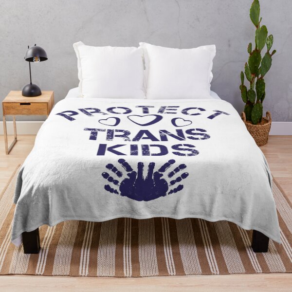 Item preview, Protect Trans Kids Violet Colour Text designed and sold by Design-Maniya.