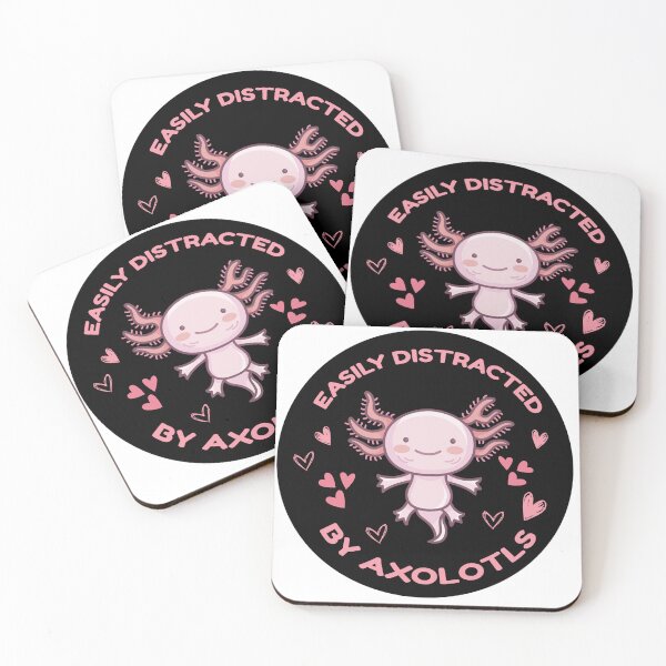 Item preview, EASILY DISTRACTED BY AXOLOTLS designed and sold by Wooden-rack.