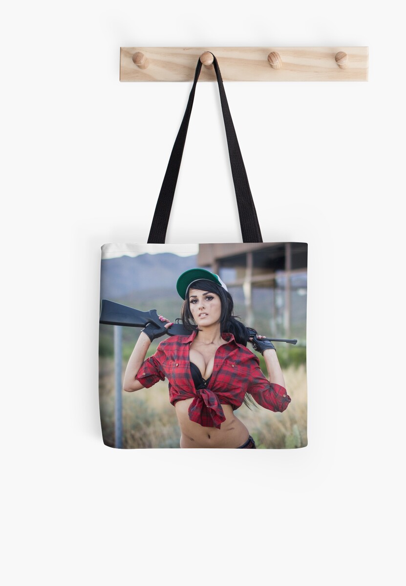 Sssniperwolf Bad Ass Tote Bag By Alkoal Redbubble