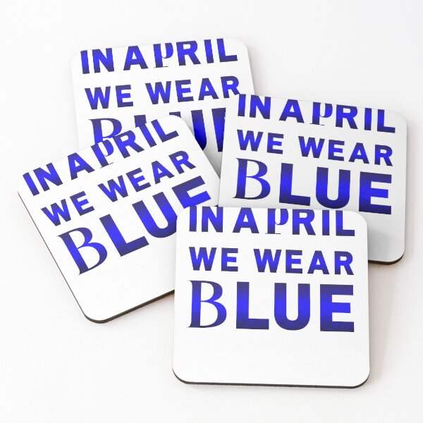 Item preview, In April I wear Blue For My Son Autism Awareness In April We Wear Blue Essential T-Shirt designed and sold by Dragsma ⭐⭐⭐⭐⭐.