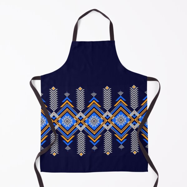 Item preview, Batik Pattern / Ethnic pattern Seamless Texture Navy Blue Yellow designed and sold by RisaArt22.