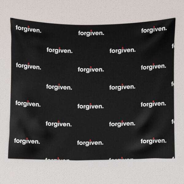 Item preview, Forgiven. The blood of Jesus Saves Us designed and sold by UofHeaven.