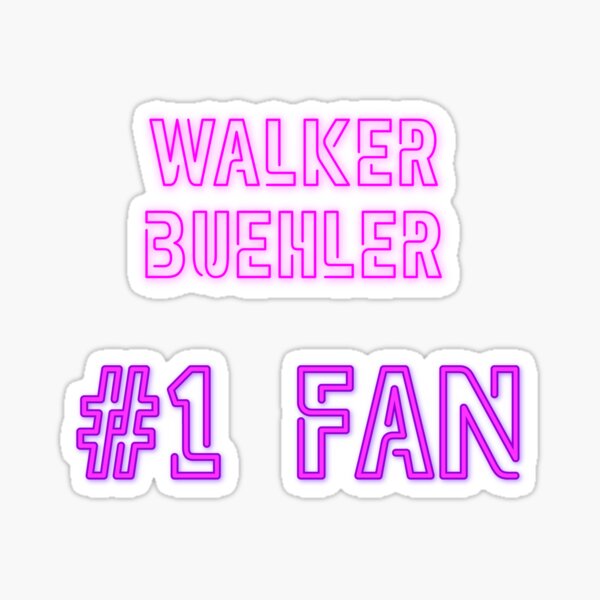 Walker Buehler New Power Pitches Sticker for Sale by SpeedFean