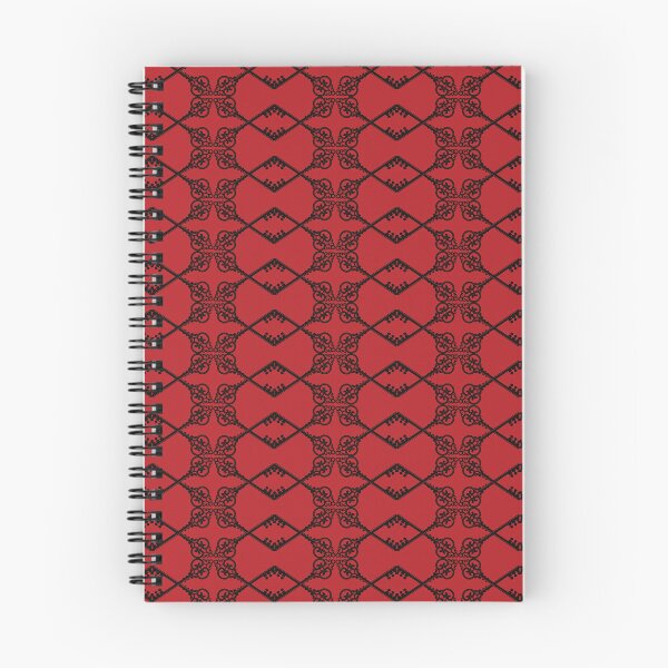 Item preview, Vintage keys print in deep red designed and sold by Grey-Brunette.