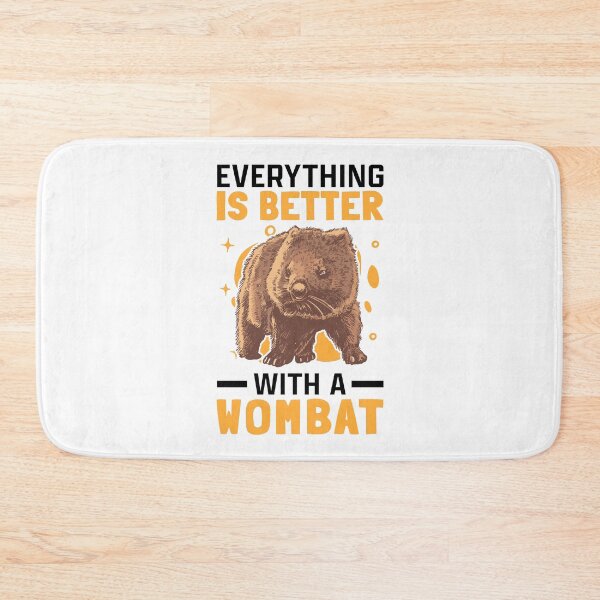 Item preview, Better with wombat Australia marsupial designed and sold by madgrfx.