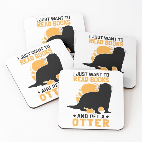 Item preview, Otters pet and books otters sea otters designed and sold by madgrfx.