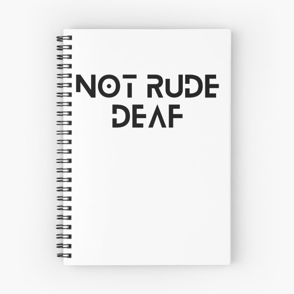 Item preview, Not rude, deaf designed and sold by AMERZAGUE DESIGN.
