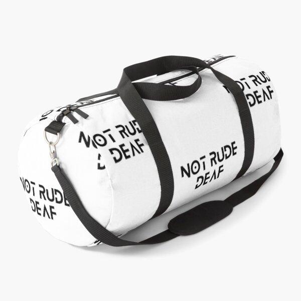 Item preview, Not rude, deaf designed and sold by AMERZAGUE DESIGN.