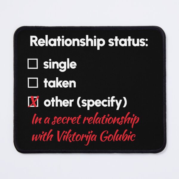 Item preview, Viktorija Golubic - Relationship 2 designed and sold by 2Girls1Shirt.