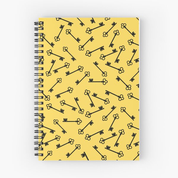 Item preview, Vintage keys print in yellow designed and sold by Grey-Brunette.