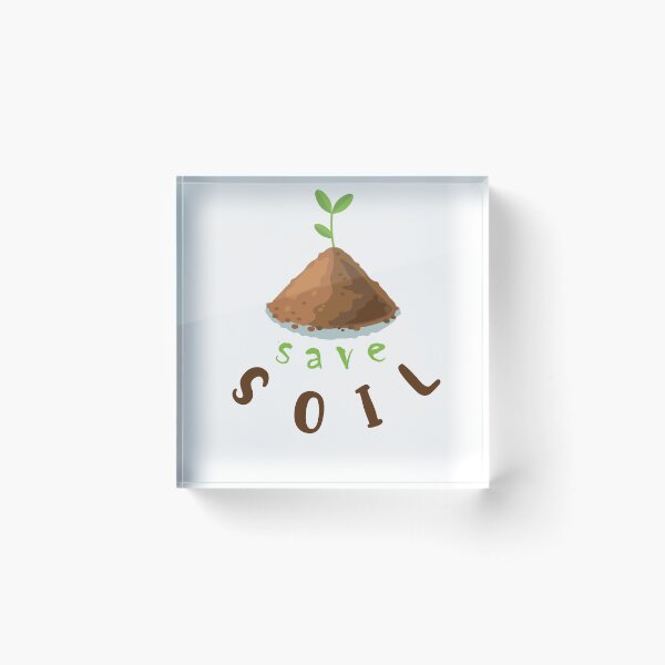 Item preview, Save Soil classic tshirt gift idea for climate activist gift for men gift for friend  designed and sold by GhostAmine.