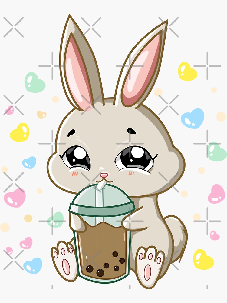 Kawaii Bunny Rabbit Ear Clear Water Bottle Cute Drink