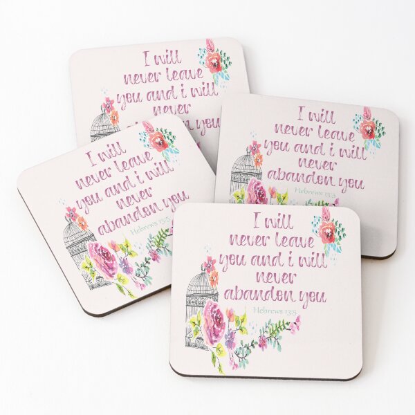 Item preview, HEBREWS 13:5 Spiral Notebook designed and sold by crafts-gift.