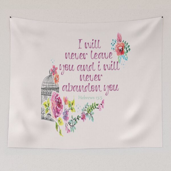 Item preview, HEBREWS 13:5 Spiral Notebook designed and sold by crafts-gift.