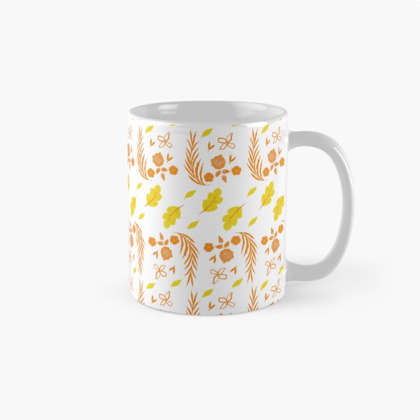 Item preview, Leaves and roses in yellow and orange - Floral Patterns designed and sold by Heavdaiin.